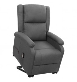 Fauteuil Gris foncé Tissu