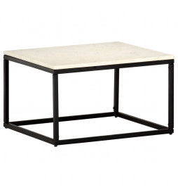 Table basse Blanc 60x60x35...