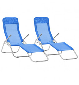 Chaises longues pliables 2...