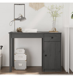 Bureau Gris 100x50x75 cm...