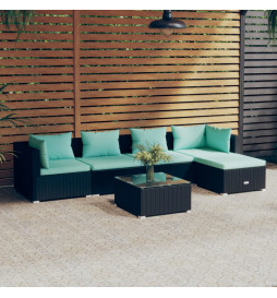 Salon de jardin 6 pcs avec...