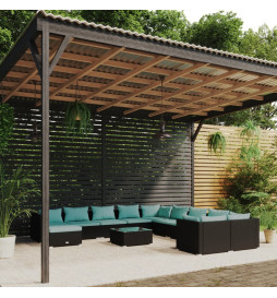Salon de jardin 12 pcs avec...