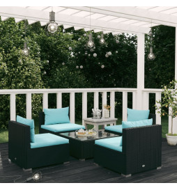 Salon de jardin 5 pcs avec...