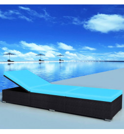 Chaise longue avec coussin...