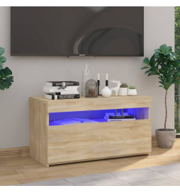 Meuble TV avec lumières LED...