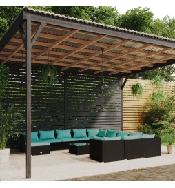 Salon de jardin 13 pcs avec...