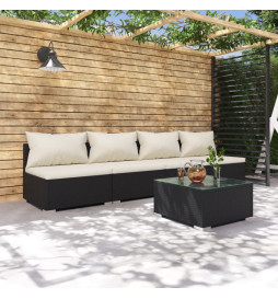 Salon de jardin 5 pcs avec...