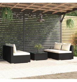Salon de jardin 5 pcs avec...