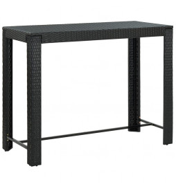 Table de bar de jardin Noir...