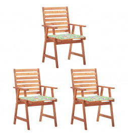 Chaises à dîner d'extérieur...