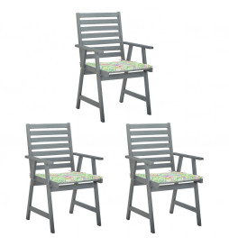 Chaises à dîner d'extérieur...