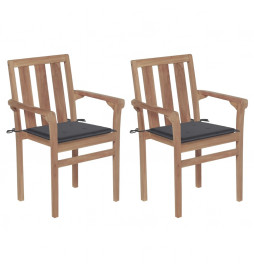 Chaises de jardin 2 pcs...