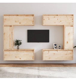 Meubles TV 6 pcs Bois...
