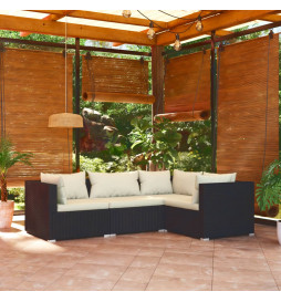 Salon de jardin 4 pcs avec...