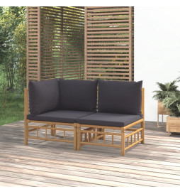 Salon de jardin 2 pcs avec...