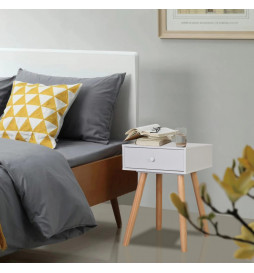 Table de chevet 2 pcs Bois...
