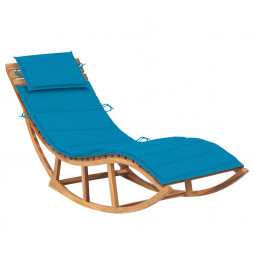 Chaise longue à bascule...