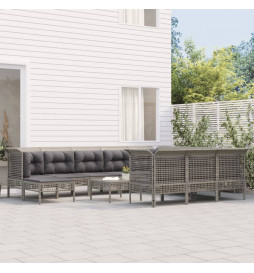 Salon de jardin 12 pcs avec...