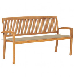 Banc de jardin empilable et...