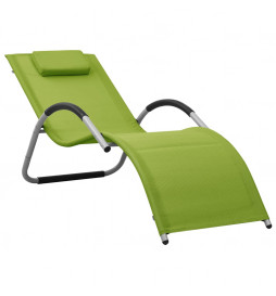 Chaise longue Textilène...