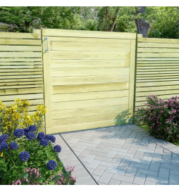 Portail de jardin Bois de...