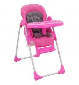 Chaise haute pour bébé Rose...