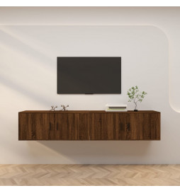 Meubles TV muraux 2 pcs...
