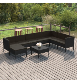Salon de jardin 9 pcs avec...