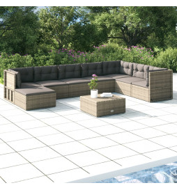 Salon de jardin 8 pcs avec...