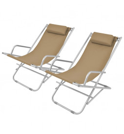 Chaises inclinables de...