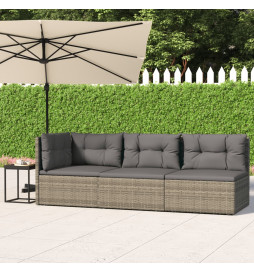 Salon de jardin 3 pcs avec...
