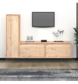Meubles TV 3 pcs Bois...