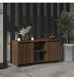 Meuble TV Chêne marron...