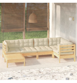 Salon de jardin 6 pcs avec...
