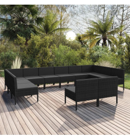 Salon de jardin 12 pcs avec...