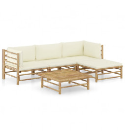 Salon de jardin 5 pcs avec...