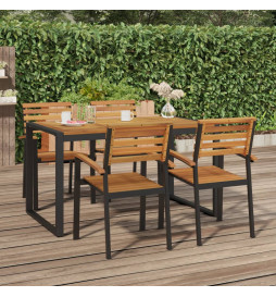 Table de jardin et pieds en...