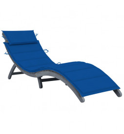 Chaise longue avec coussin...