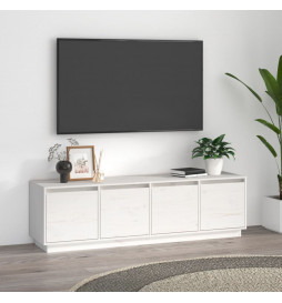 Meuble TV Blanc 156x37x45...