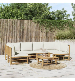 Salon de jardin 7 pcs avec...
