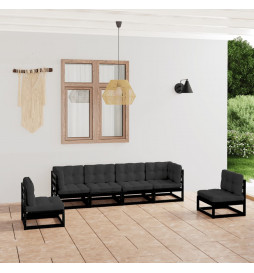 Salon de jardin 6 pcs avec...