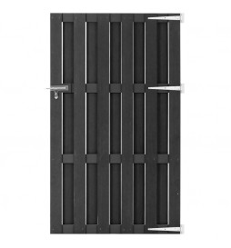 Portillon WPC 100x180 cm Gris