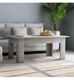 Table basse Gris béton 100...