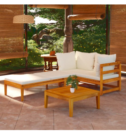 Salon de jardin 3 pcs avec...