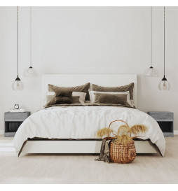 Tables de chevet 2 pcs avec...