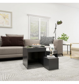 Tables gigognes 3 pcs Gris...