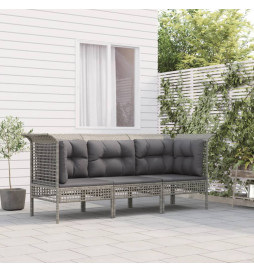Salon de jardin 3 pcs avec...