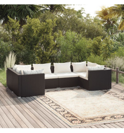Salon de jardin 6 pcs avec...