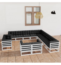 Salon de jardin 13 pcs avec...
