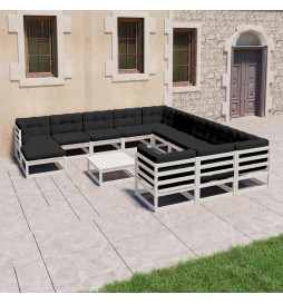 Salon de jardin 13 pcs avec...